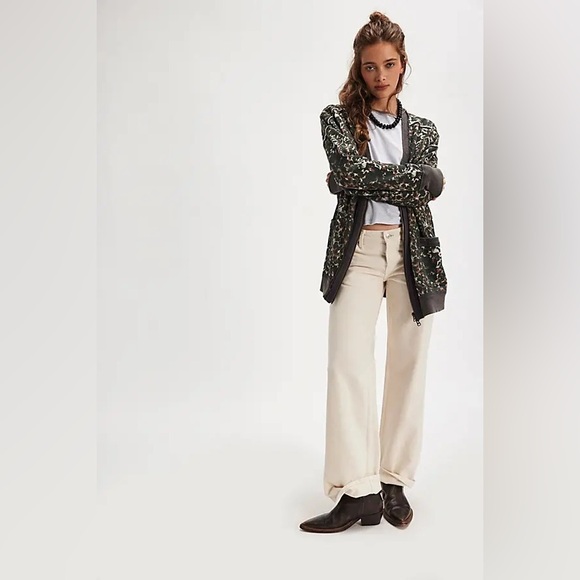 NWT Free People Aiden Printed Cardigan - Picture 2 of 6